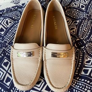 Coach blush loafers, Size 8 - Never worn!